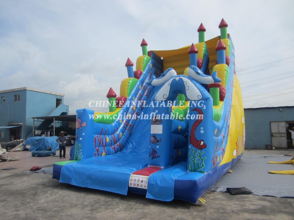 T8-1418 The Ocean Inflatable Slide