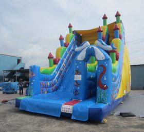 T8-1418 The Ocean Inflatable Slide