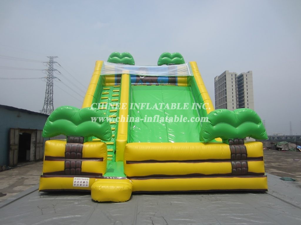 T8-637 Inflatable Slide Jungle Theme Giant Slide