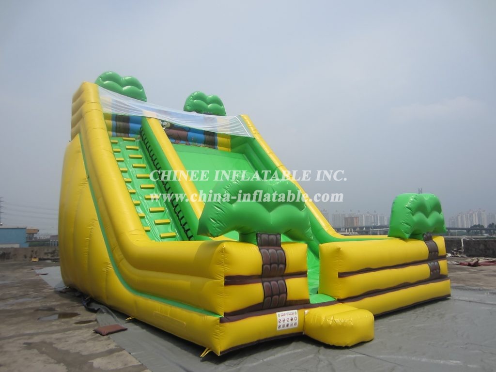 T8-637 Inflatable Slide Jungle Theme Giant Slide