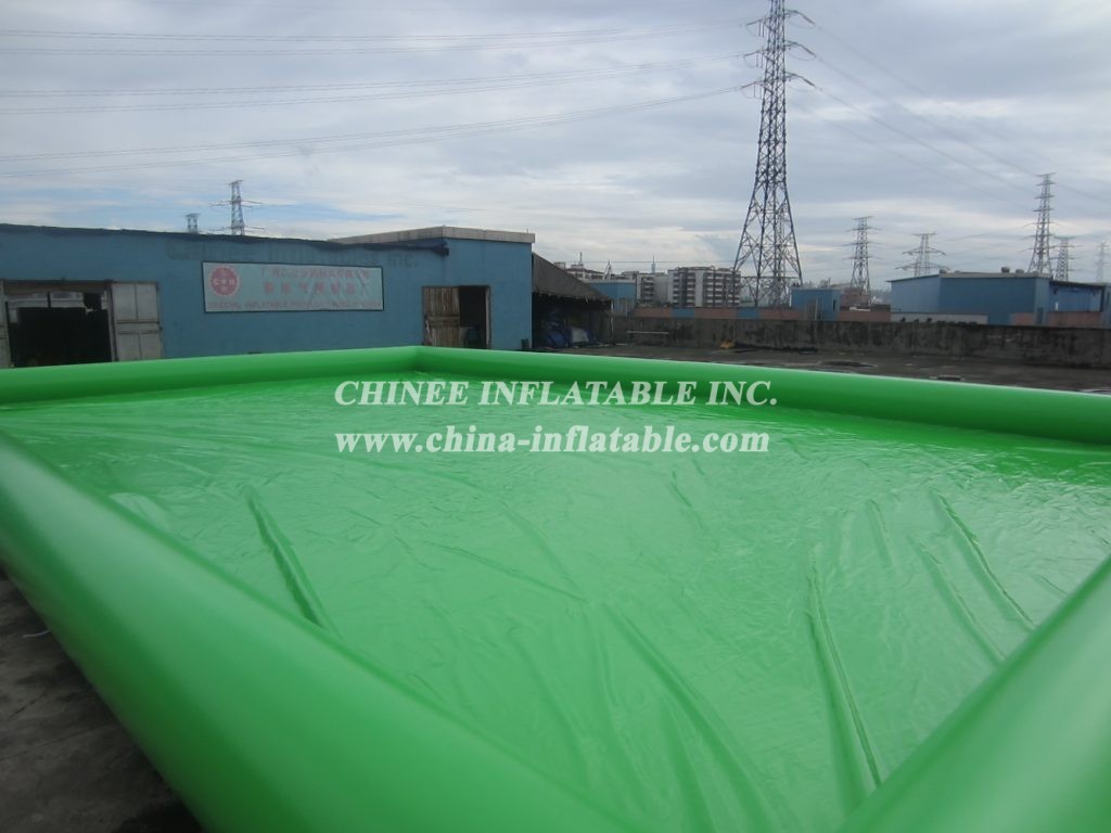 Pool1-523 Large Green Inflatable Pool