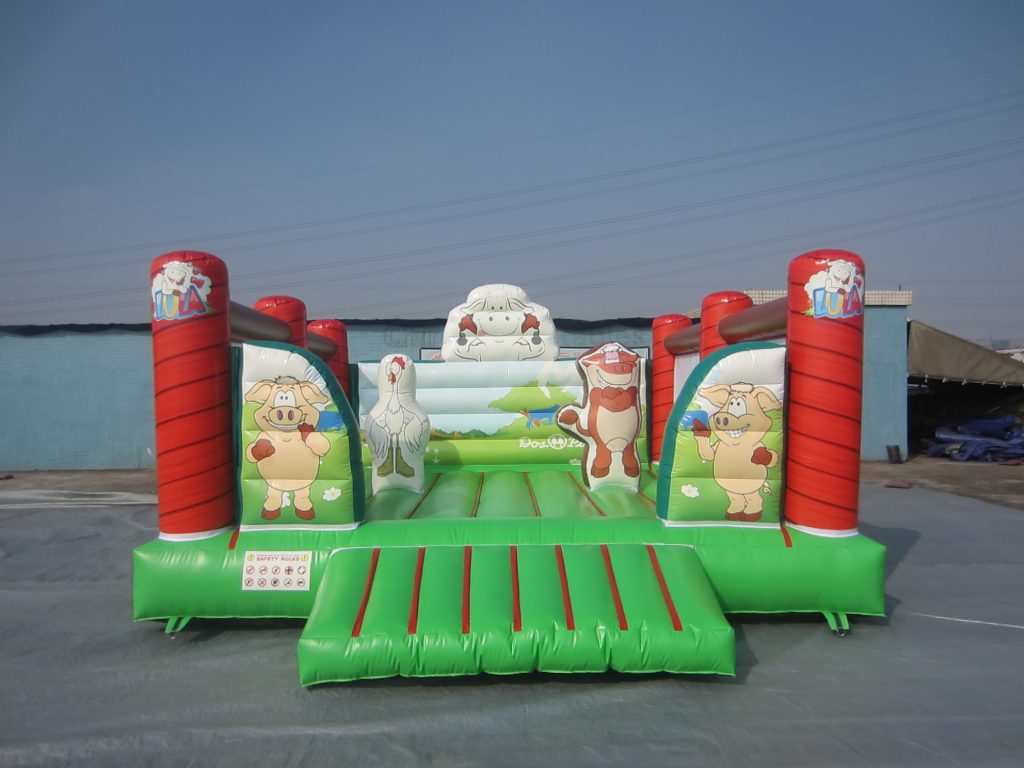 T2-3269 Inflatable Bouncer Happy Farm