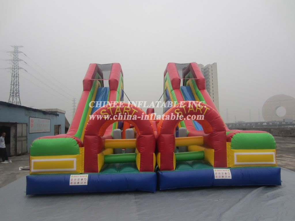 T8-1432 Giant Long Adults Inflatable Slides