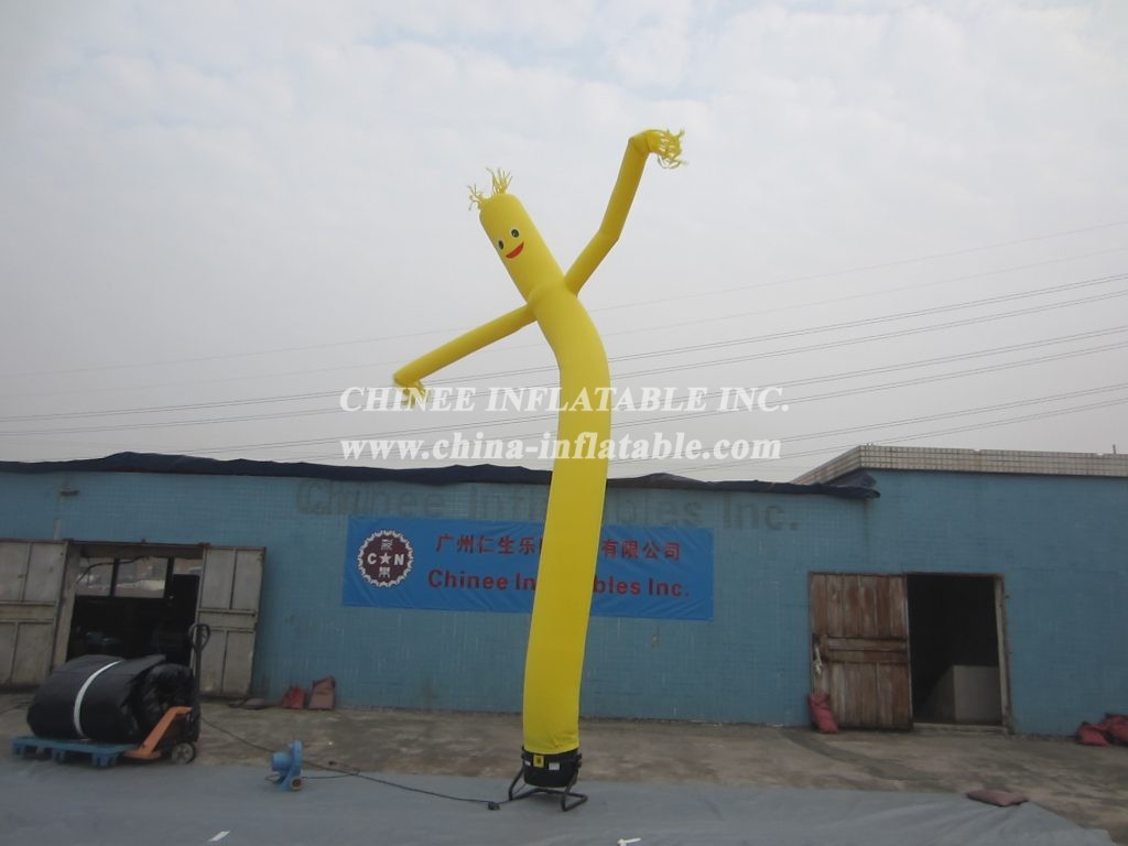 D2-91 Inflatable Yellow Tube Man Air Dancer