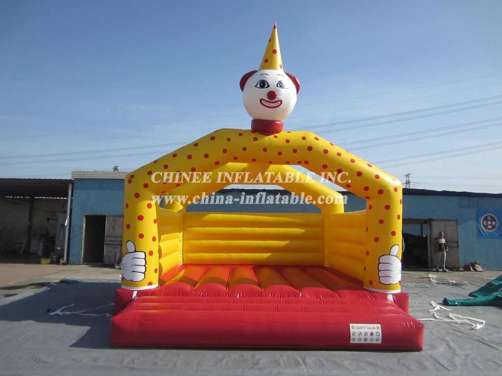 T2-1118 Happy Clown Inflatable Bouncer