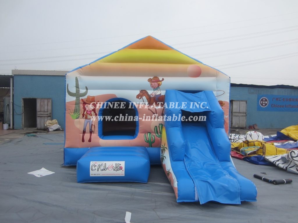 T2-629 Western Cowboys Inflatable Bouncer