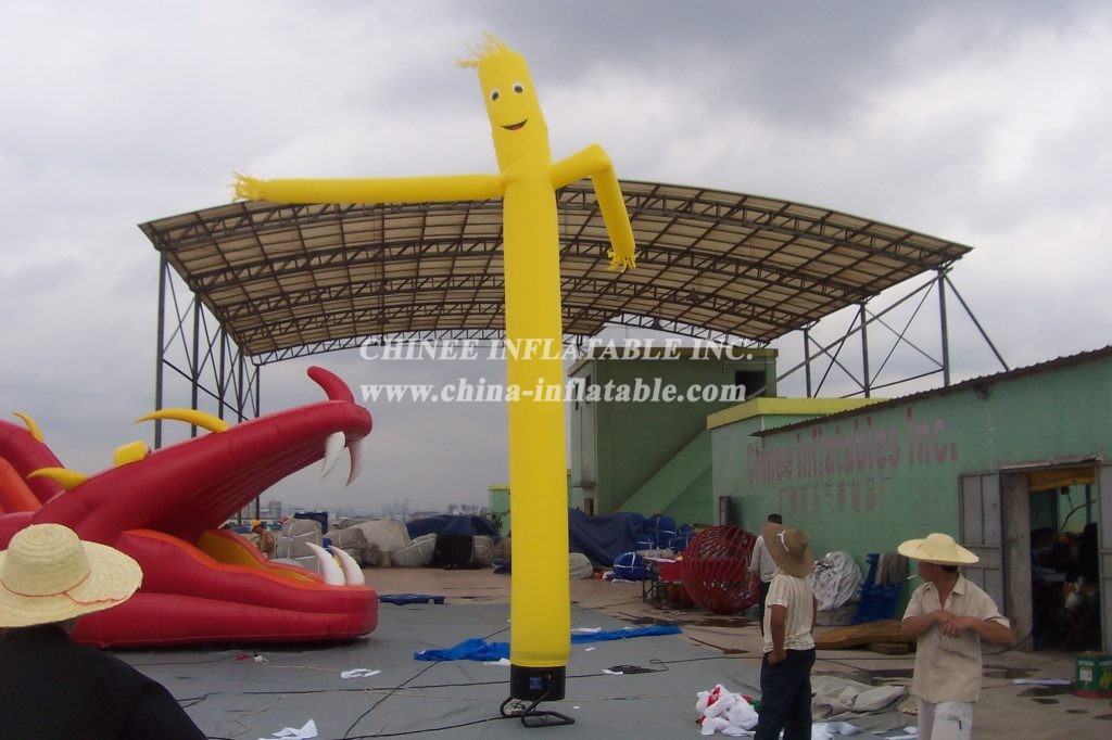 D2-23 Air Dancer Inflatable Yellow Tube Man