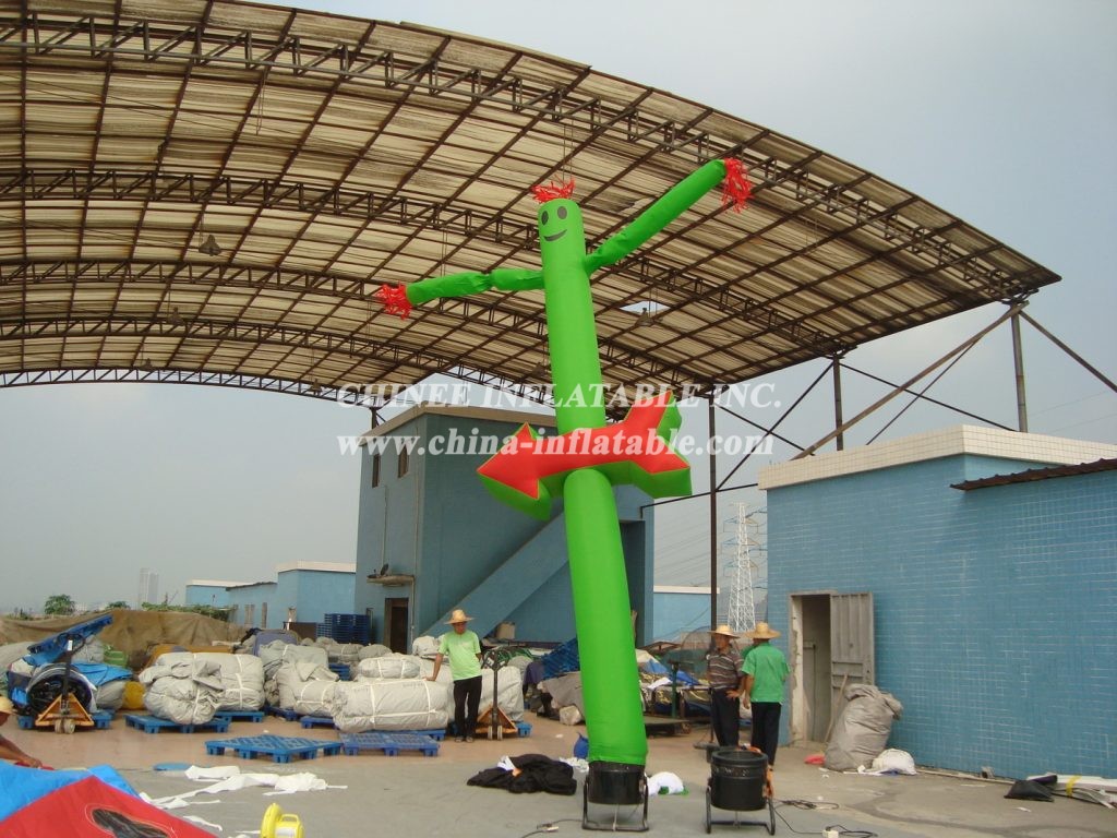 D2-45 Air Dancer Green Tube Man For Advertising