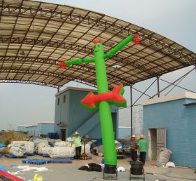 D2-45 Air Dancer Green Tube Man For Advertising