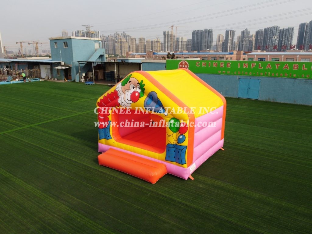 T2-2026 Clown Theme Bounce House For Kids Party Event Commercial Inflatable