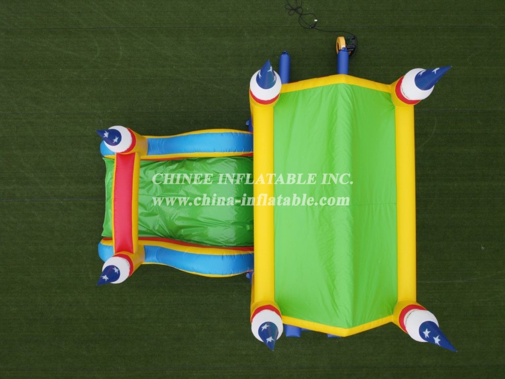 T5-181 Two-In-One Bouncing With Slide Commercial Castle Jumper