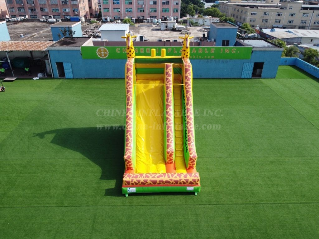 T8-562 Giraffe Theme Inflatable Slide