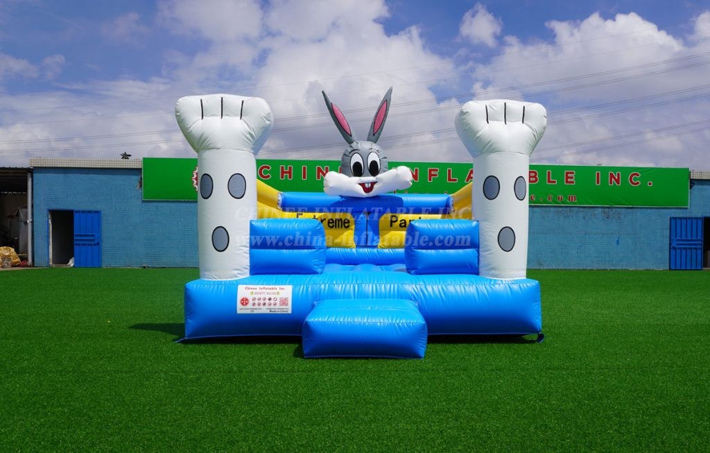 T4-27 Rabbit Theme Looney Tunes Inflatable Bouncer