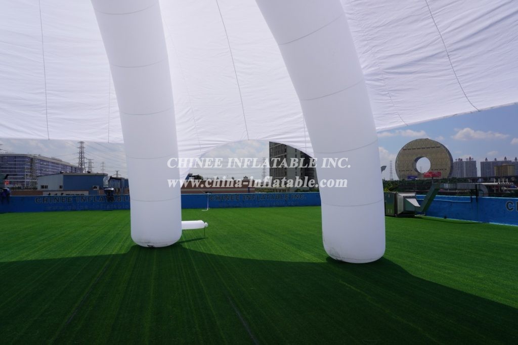 Tent1-403 Customized Commercial Lawn Marquee White Inflatable Spider Tent