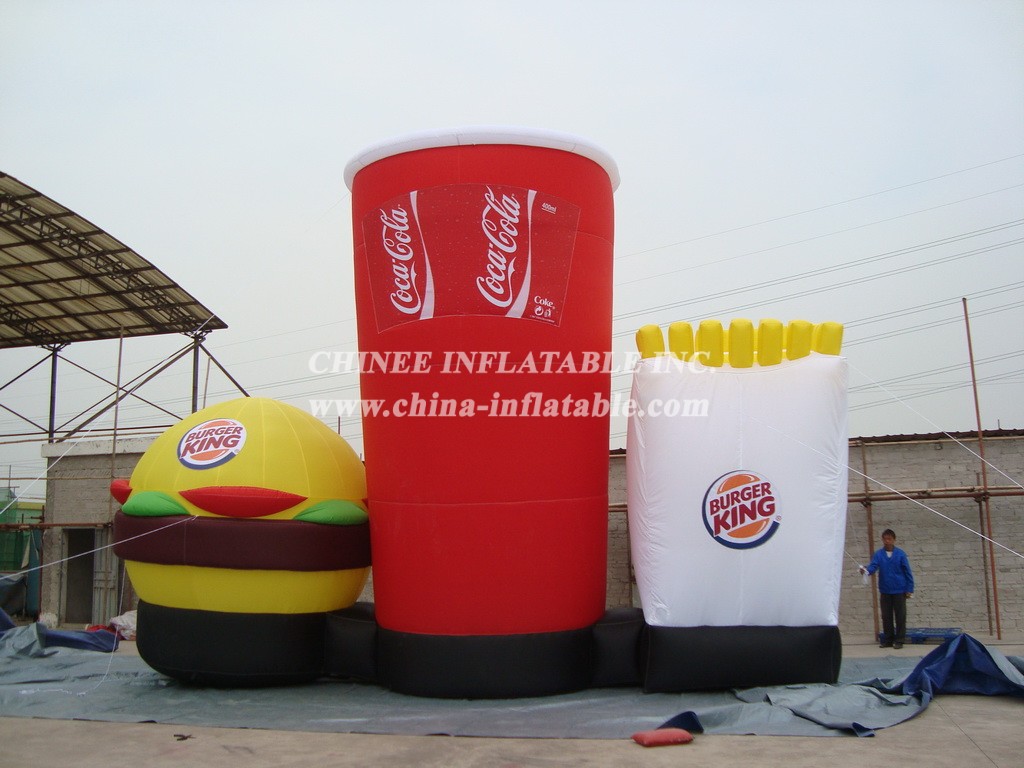 S4-232 Hamburger Set Advertising Inflatable