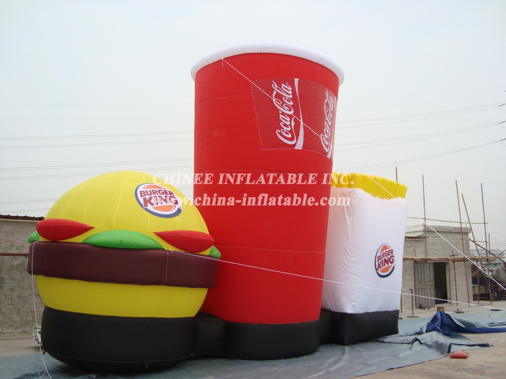 S4-232 Hamburger Set Advertising Inflatable