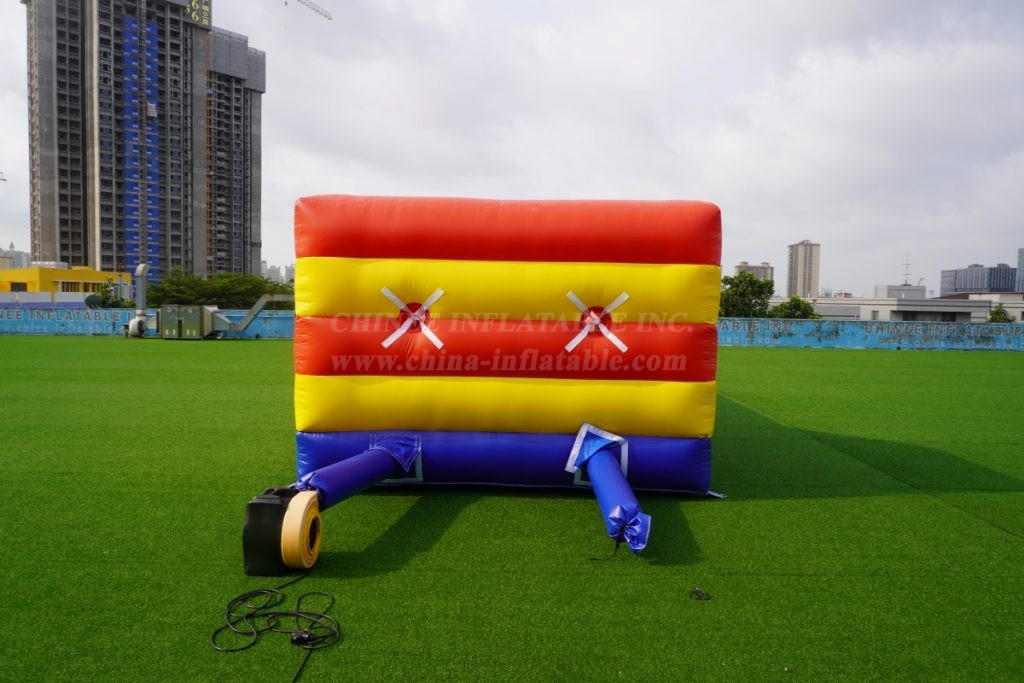 T3-5 Inflatable Bungee Run Challenge Sport Game