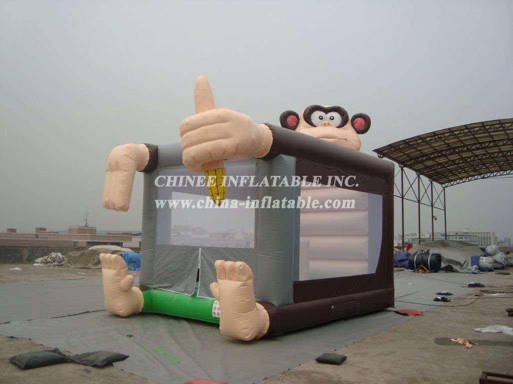 T2-2593 Monkey Inflatable Bouncers