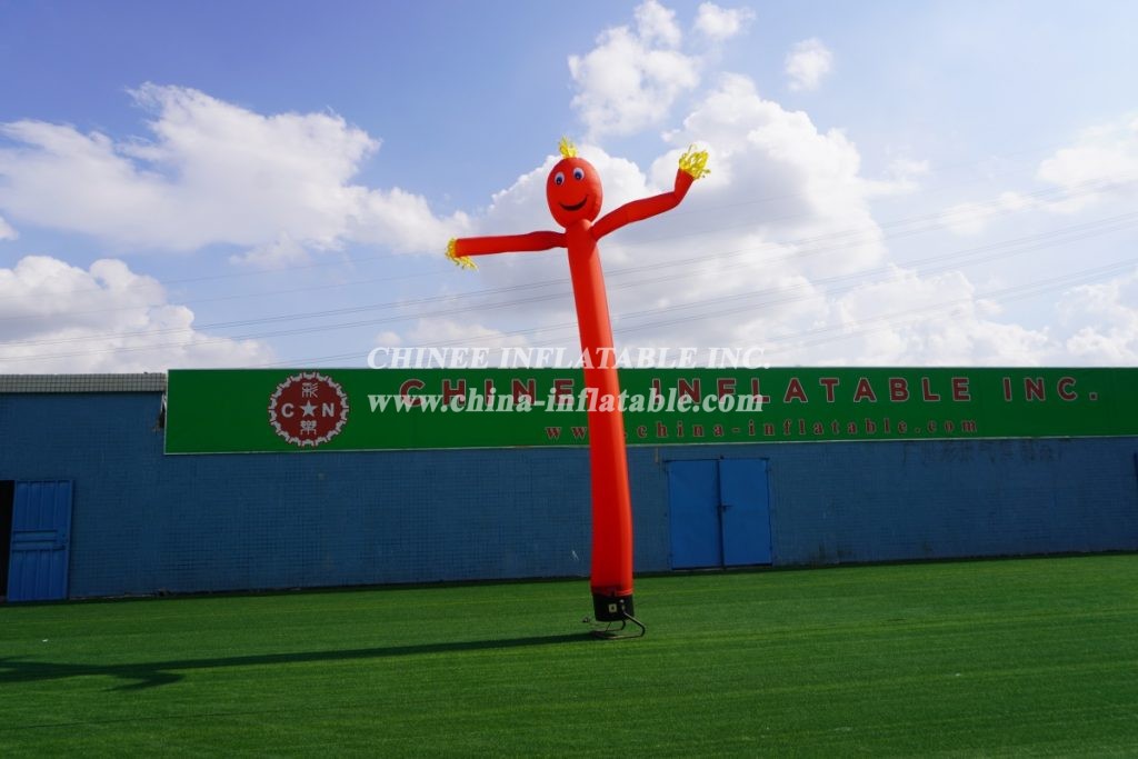 D2-62 Air Dancer Inflatable Red Tube Man For Advertising