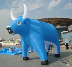 Cartoon1-711 Blue Bull Inflatable Cartoons