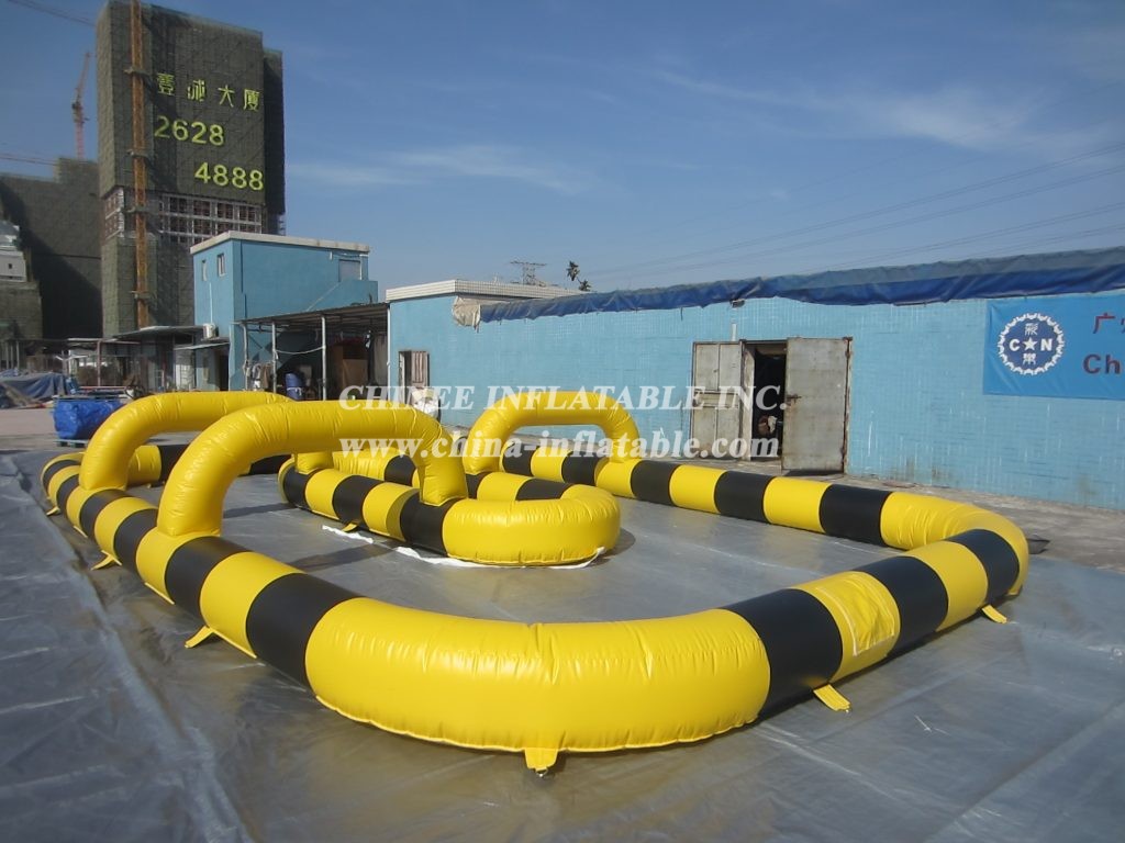 T11-633 Inflatable Race Track Challenge Sport Game