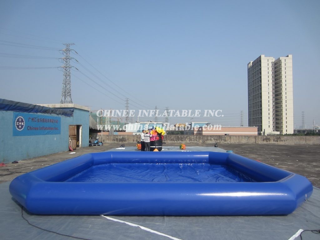 Pool1-557 Large Deep Blue Inflatable Pool