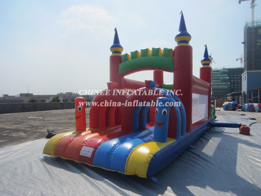 T7-224 Inflatable Castle Obstacles Courses