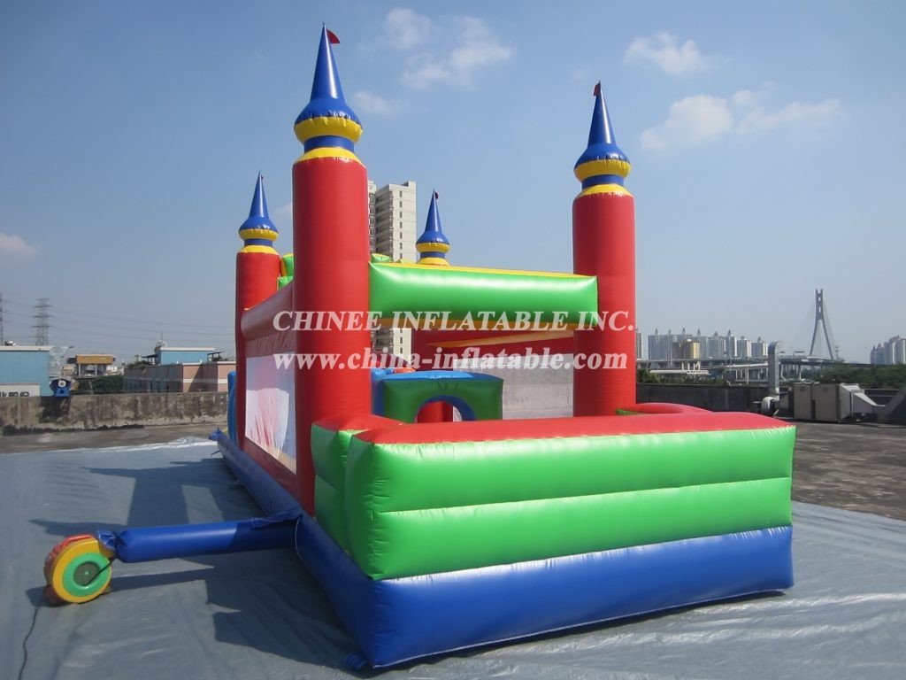 T7-224 Inflatable Castle Obstacles Courses