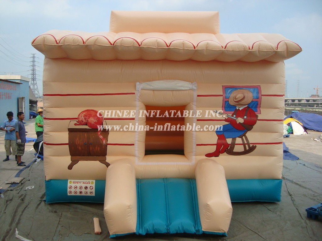 T2-2792 Western Cowboys Inflatable Bouncer