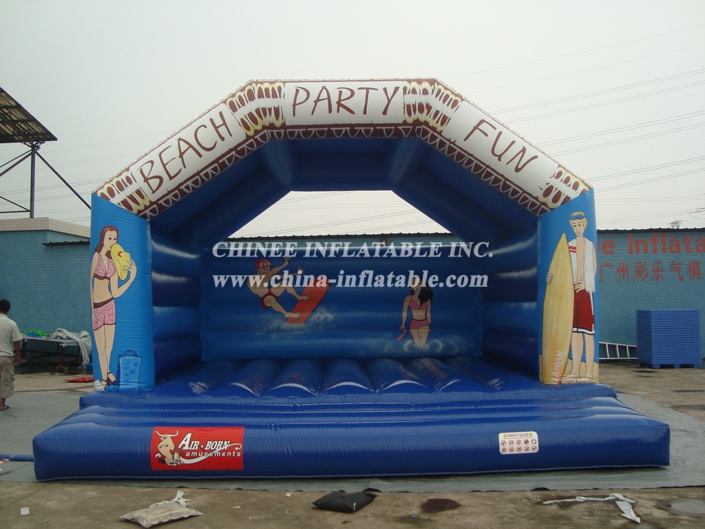 T2-1937 Beach Party Fun Inflatable Bouncer