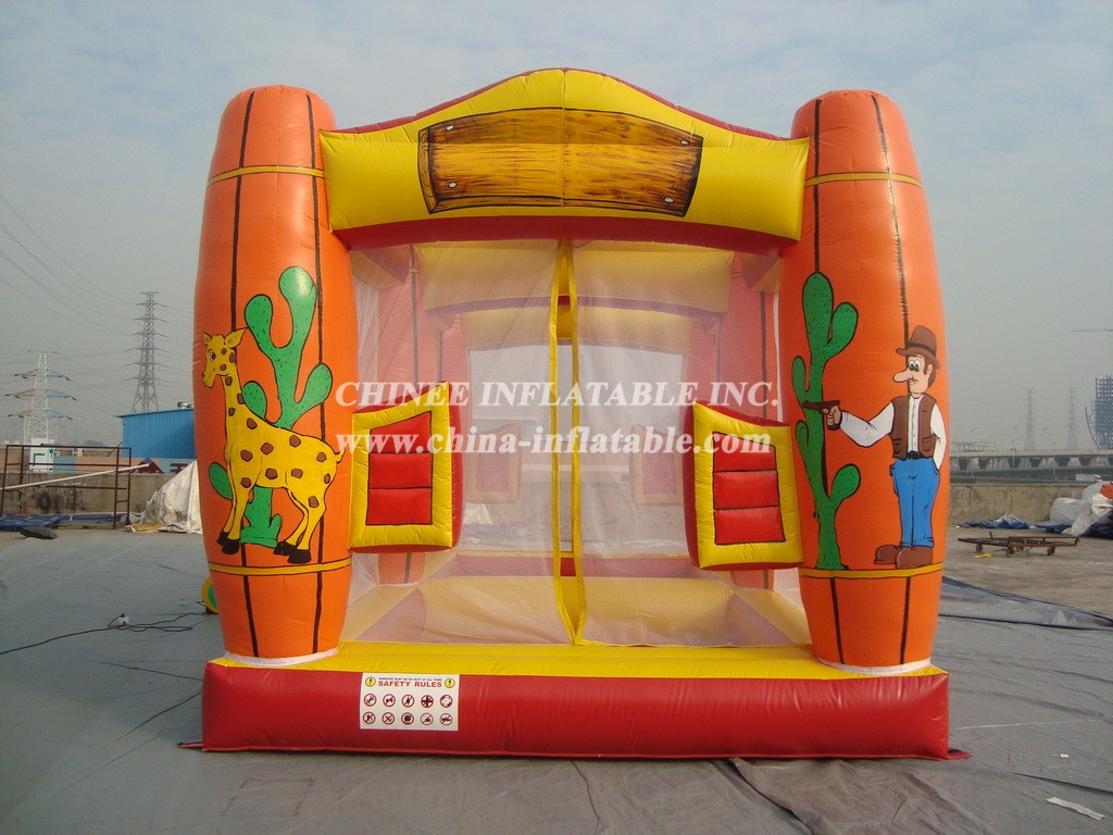 T2-435 Western Cowboys Inflatable Bouncer