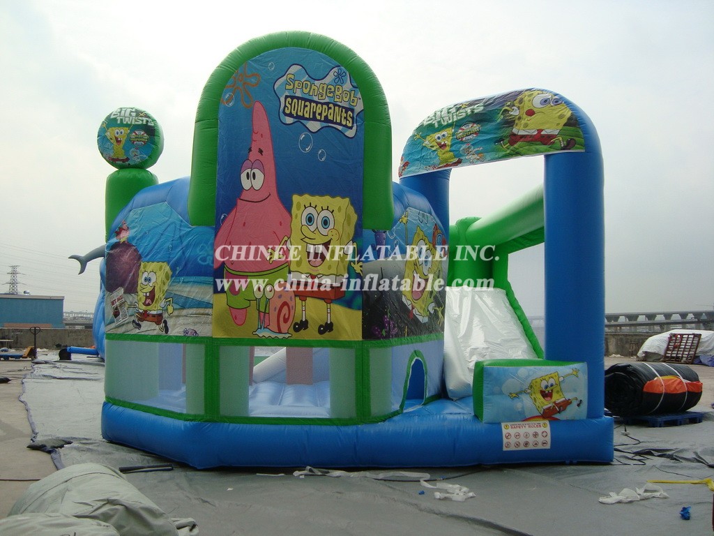 T2-548 Spongebob Jumper Castle