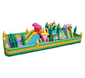 T7-181 Jungle Theme Inflatable Obstacles Courses