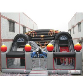 T8-1259 Skull Heads Inflatable Slides