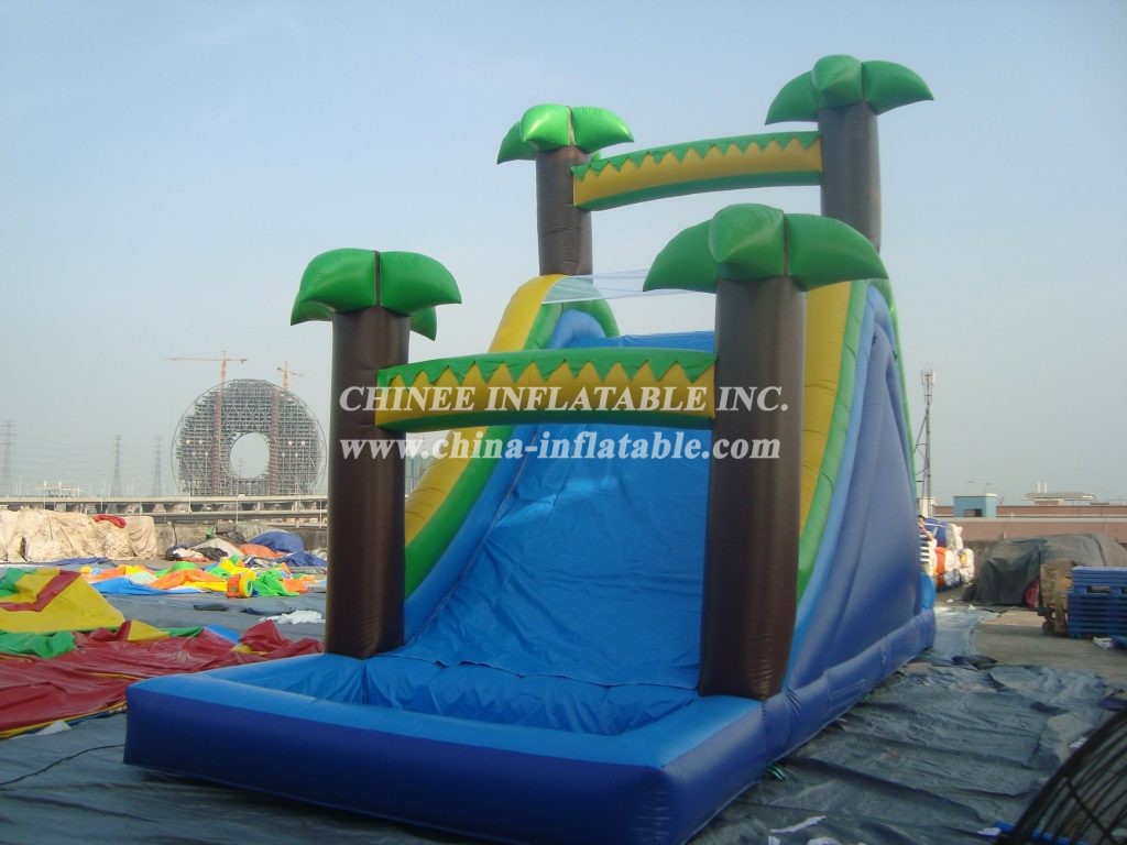 T8-247 Jungle Themed Inflatable Slides