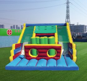 T8-477 Colorful Giant Inflatable Dry Slide For Kids And Adults