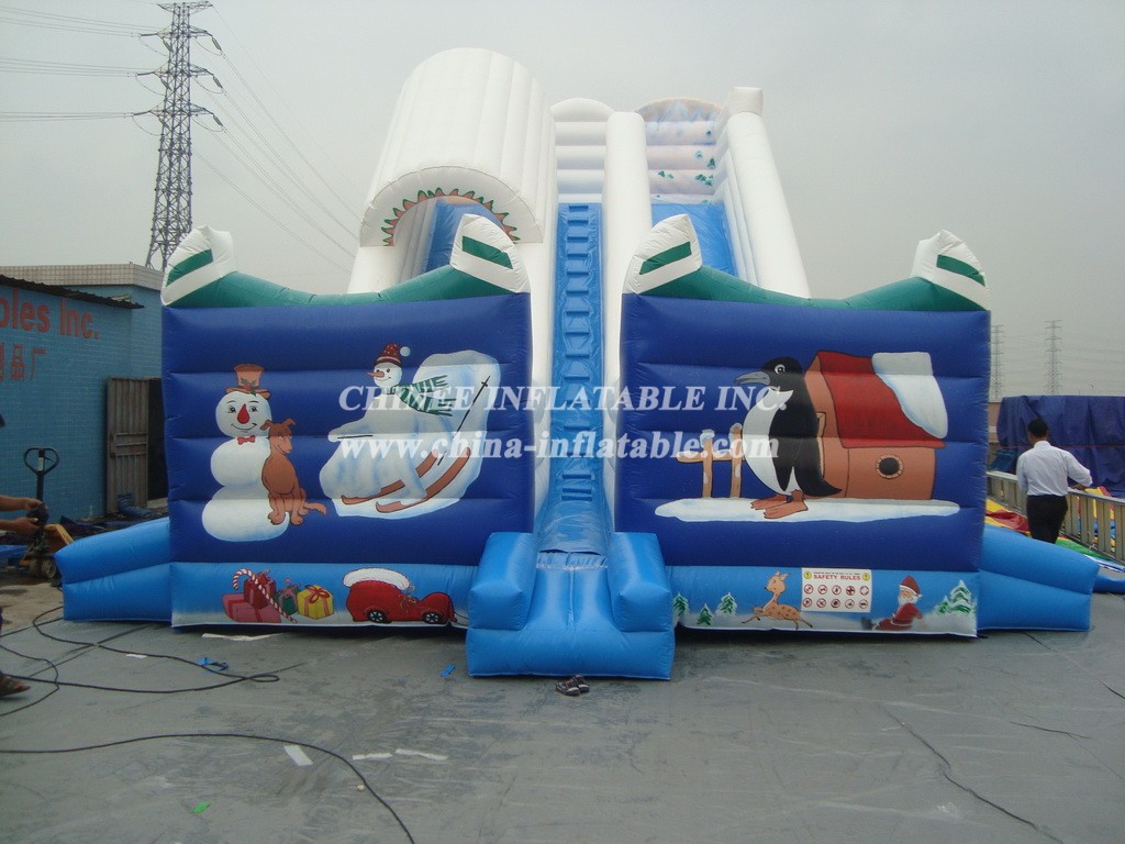 T8-690 Penguin Inflatable Slide Giant Slide For Kid