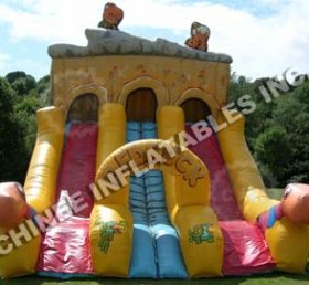 T8-768 Bedrock Inflatable Slide For Kids