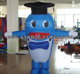 M1-241 Blue Inflatable Moving Cartoon