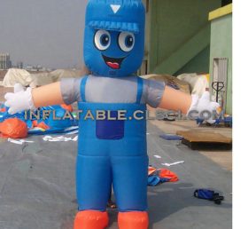 M1-303 Blue Man Inflatable Moving Cartoon