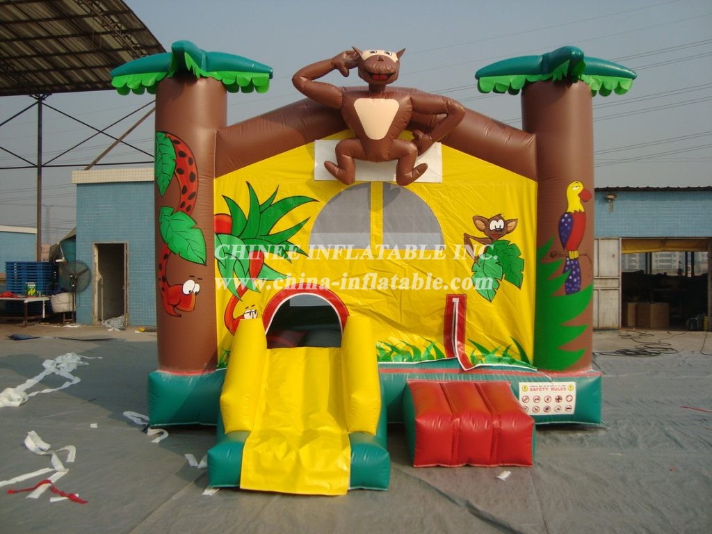 T2-2788 Jungle Theme Inflatable Bouncers