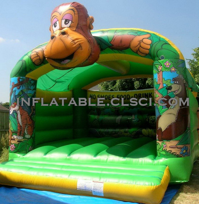 T2-1883 Jungle Theme Inflatable Bouncer