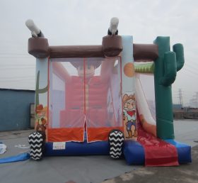 T2-3308 Western Cowboys Bouncy Castle