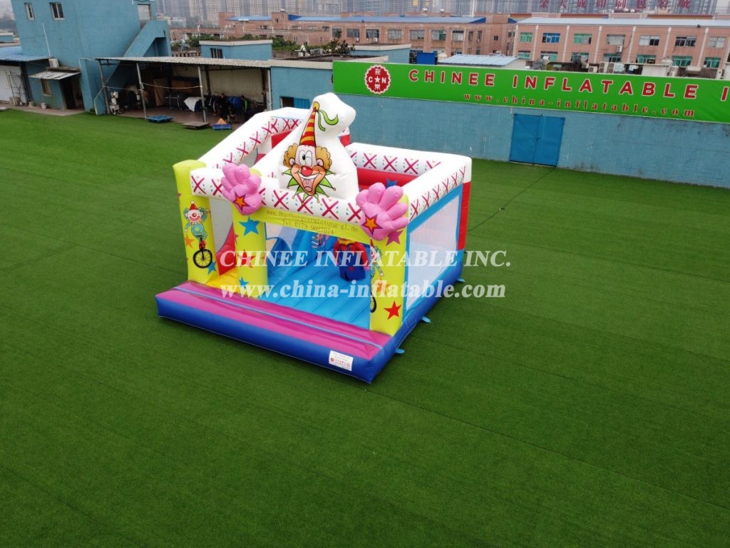 T2-3334 Clown Inflatable Castle Clown Circus Jumping Castles