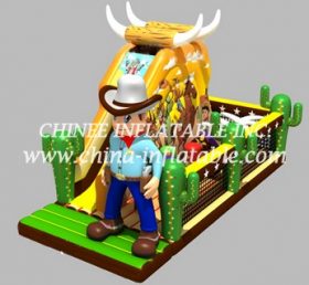 T2-3311 Western Cowboys Inflatable Bouncer