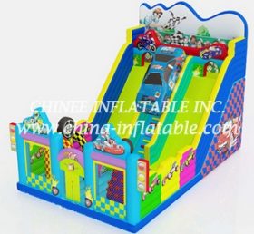 T8-1512 Cars Inflatable Slide Jumping Kids Slide