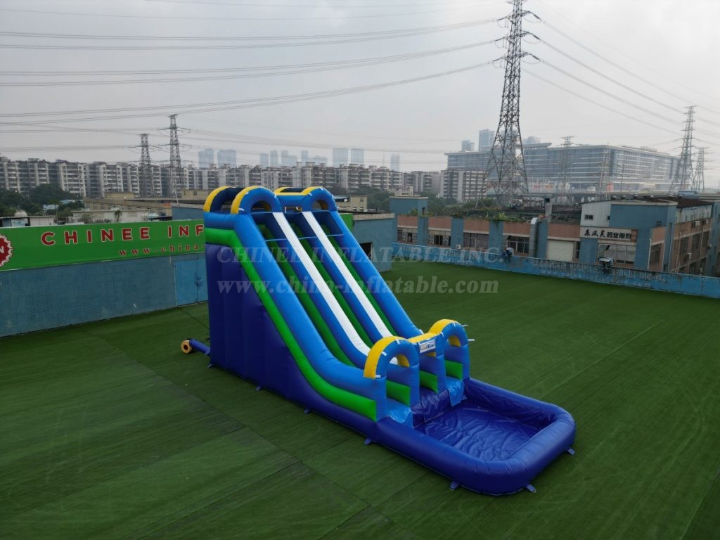 T8-1555 Giant Dual Lane Water Slide