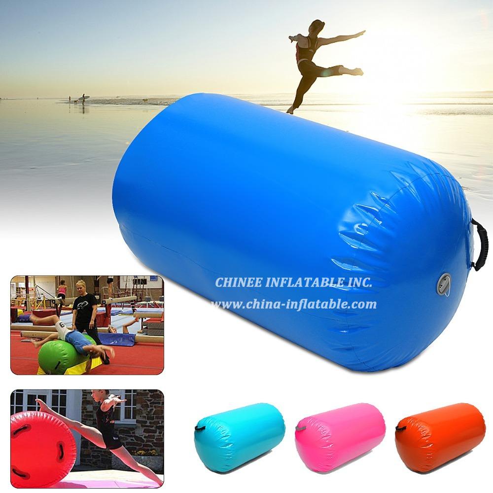 AT1-018 Inflatable Air Roller Gymnastic Air Barrel For Exercise Training With Electric Pump