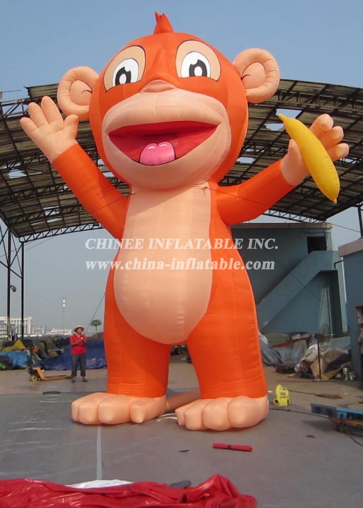 Cartoon2-094 Monkey Inflatable Cartoons