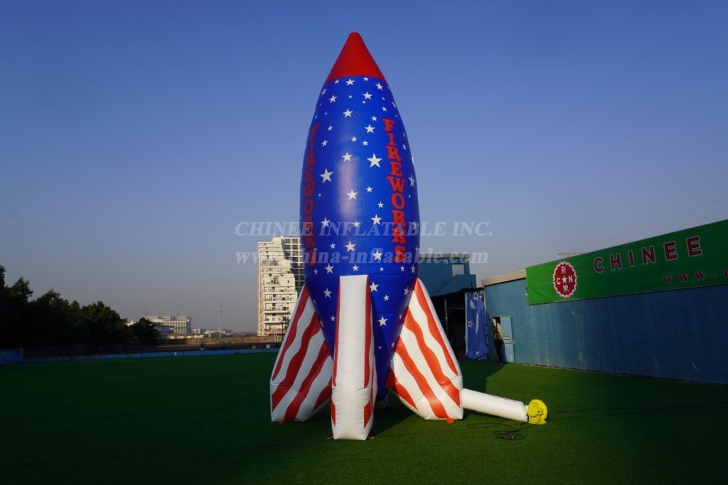 Cartoon2-075 Rocket Inflatable Cartoons